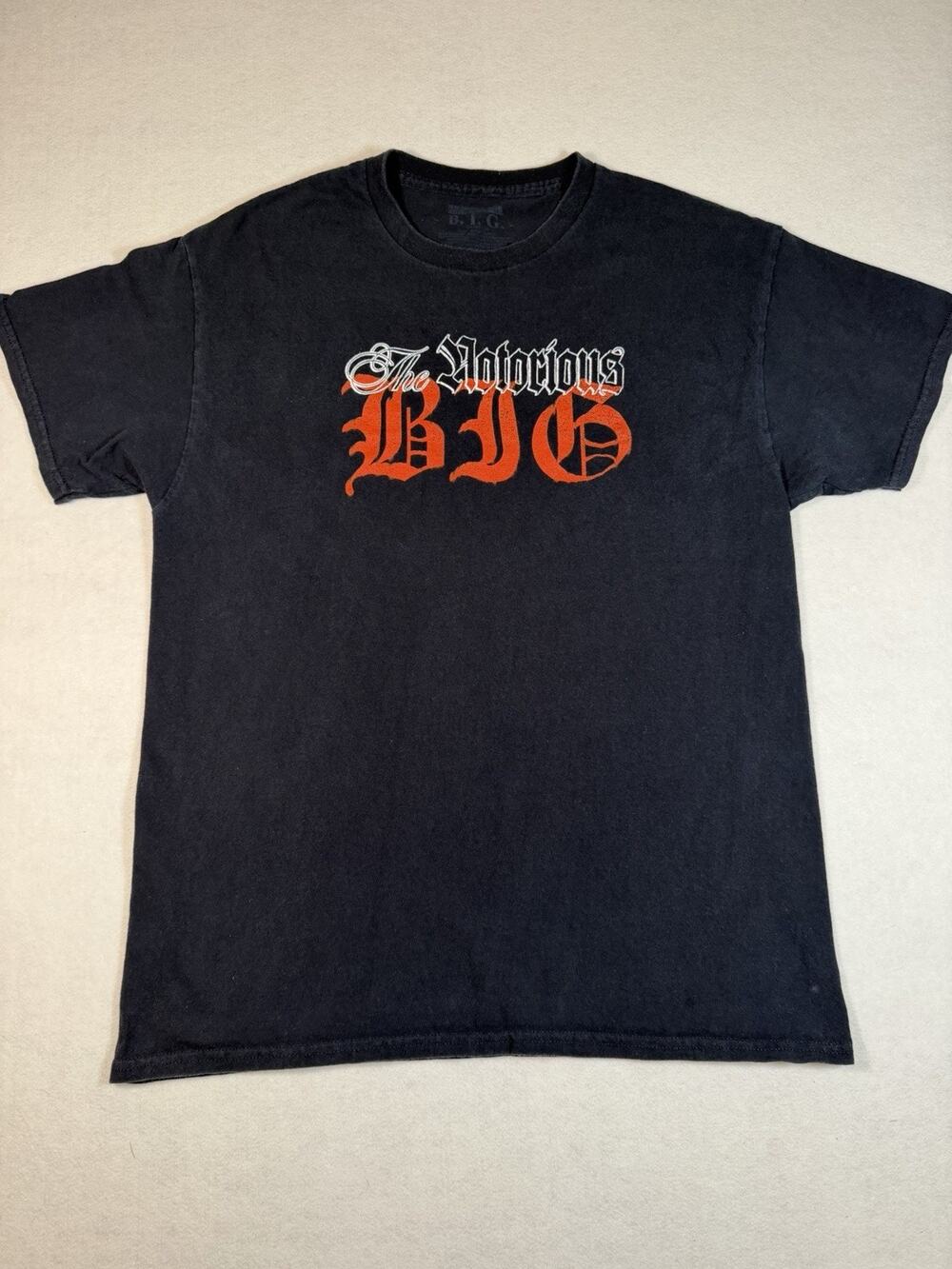 Notorious BIG Biggie Smalls T Shirt Mens L Life After Death Rap Hip Hop Black